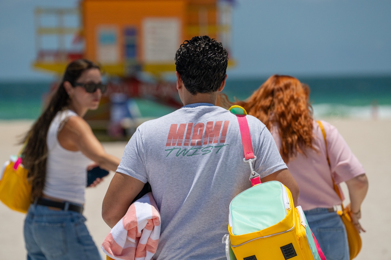 Miami Twist lifestyle beach branded tshirt Miami