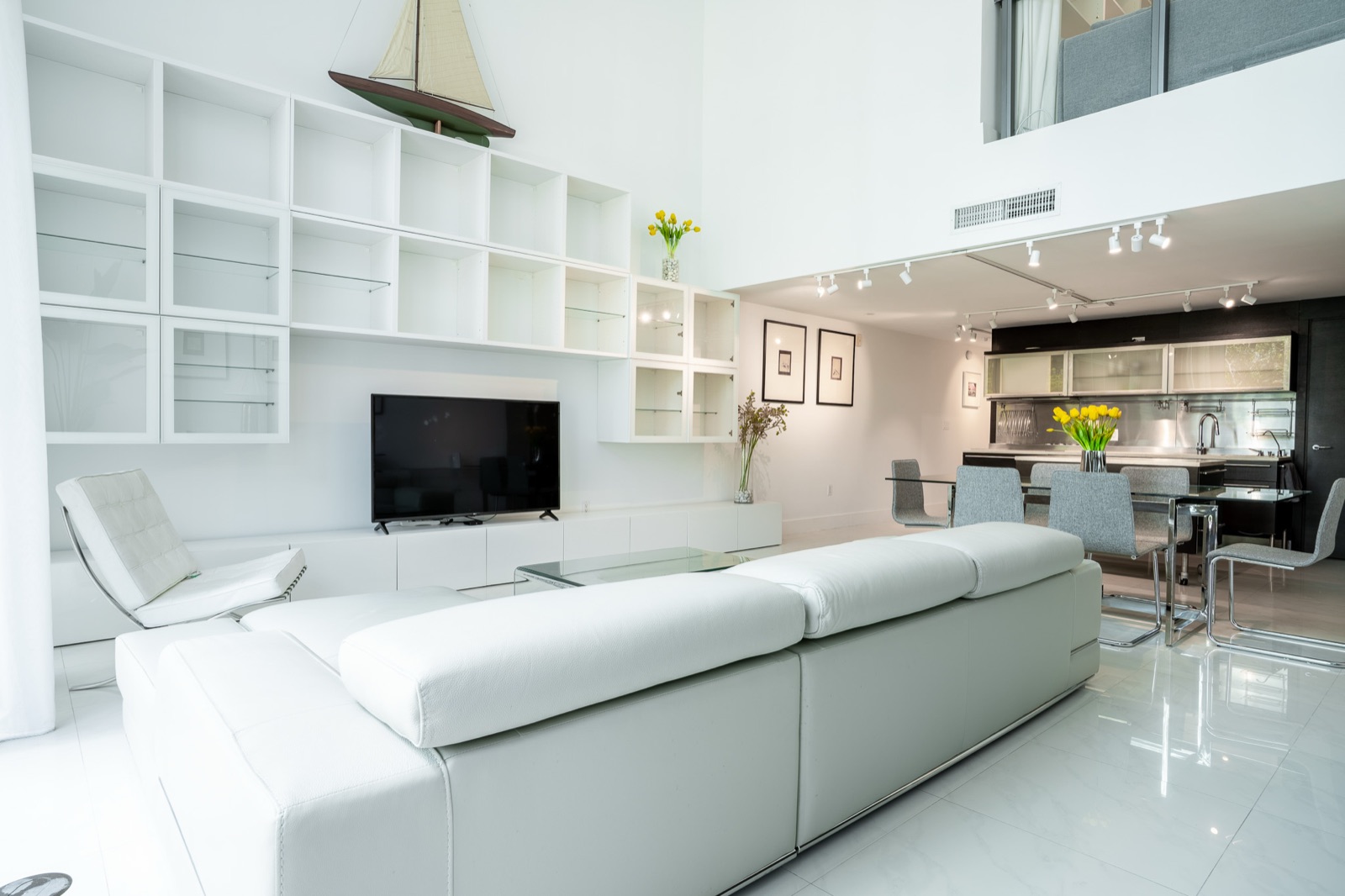 Luxury condo living room interior design Miami