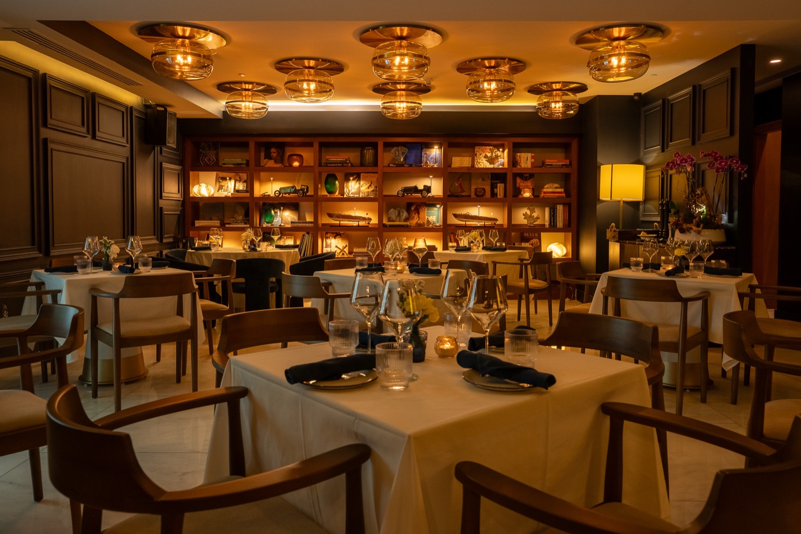 Fine dining restaurant interior Vitolo Miami