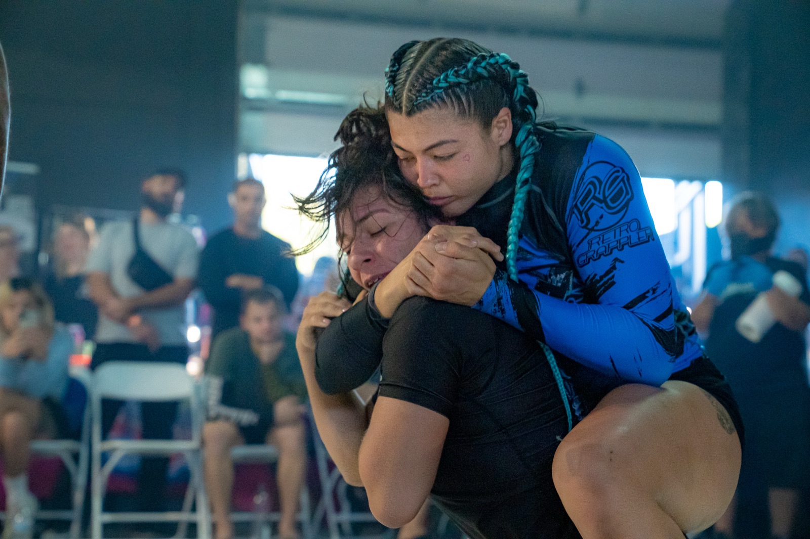 Women's jiu-jitsu rear naked choke competition Miami